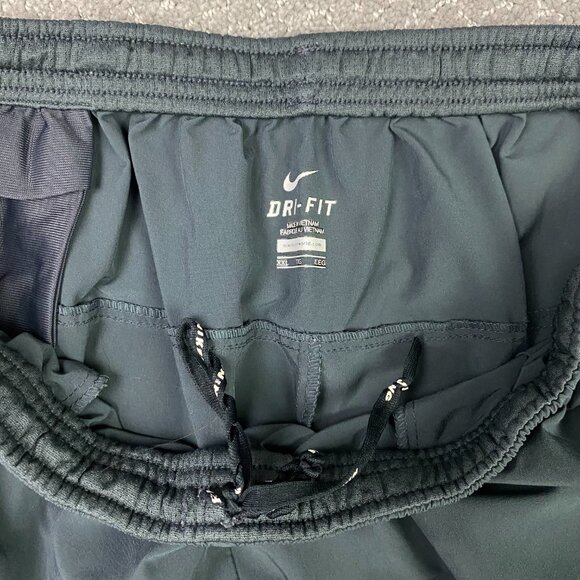 Nike Running Pants Men's 2XL Gray Woven Stretch Ankle Zip Gym Track 640111 060 - Picture 8 of 16